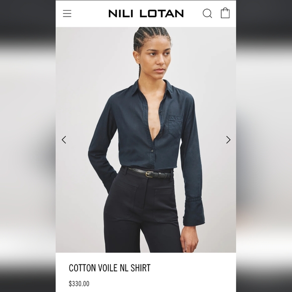 Nili Lotan button up shirt - Picture 4 of 4